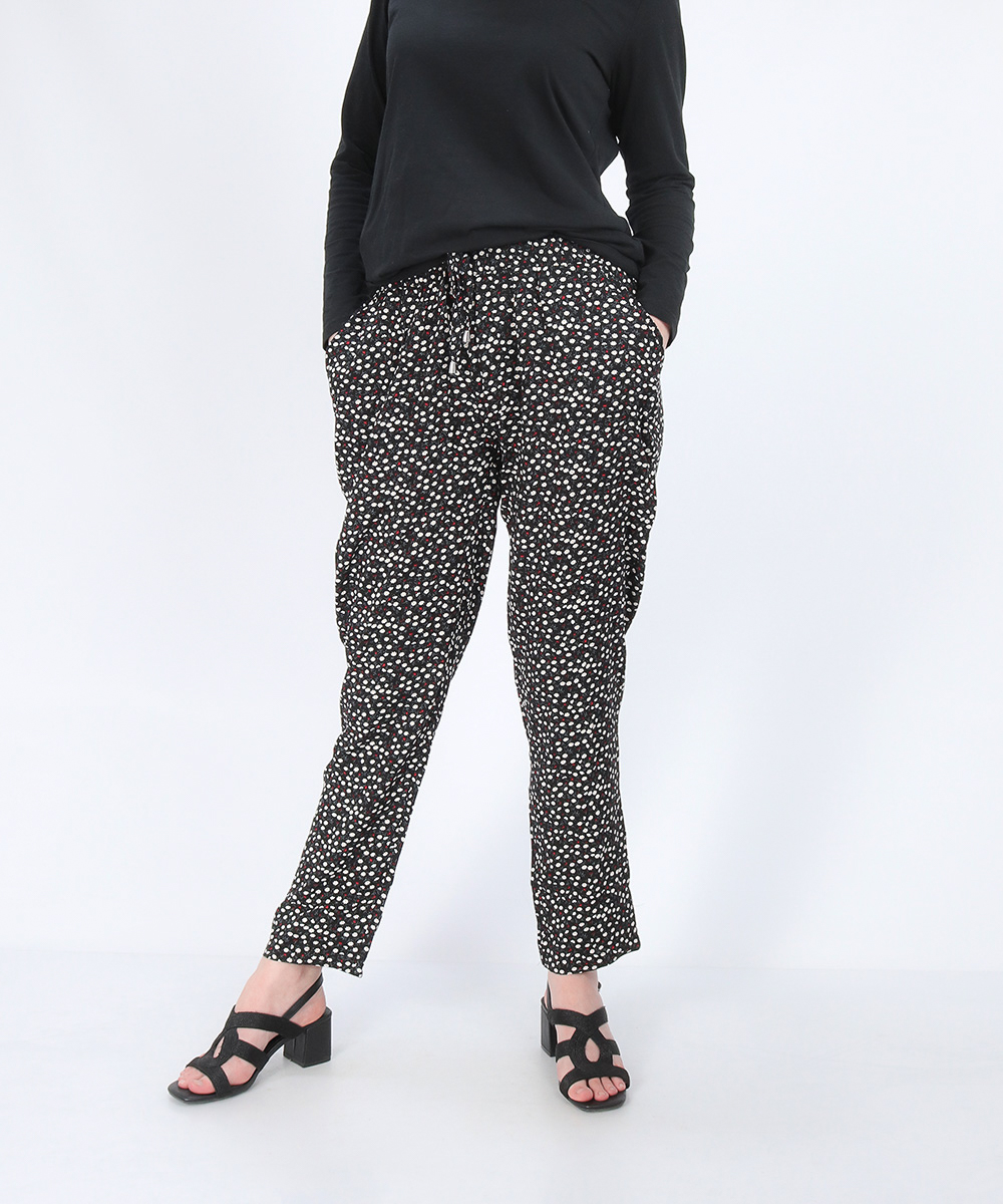 Pantaloni Hailys, floral, S