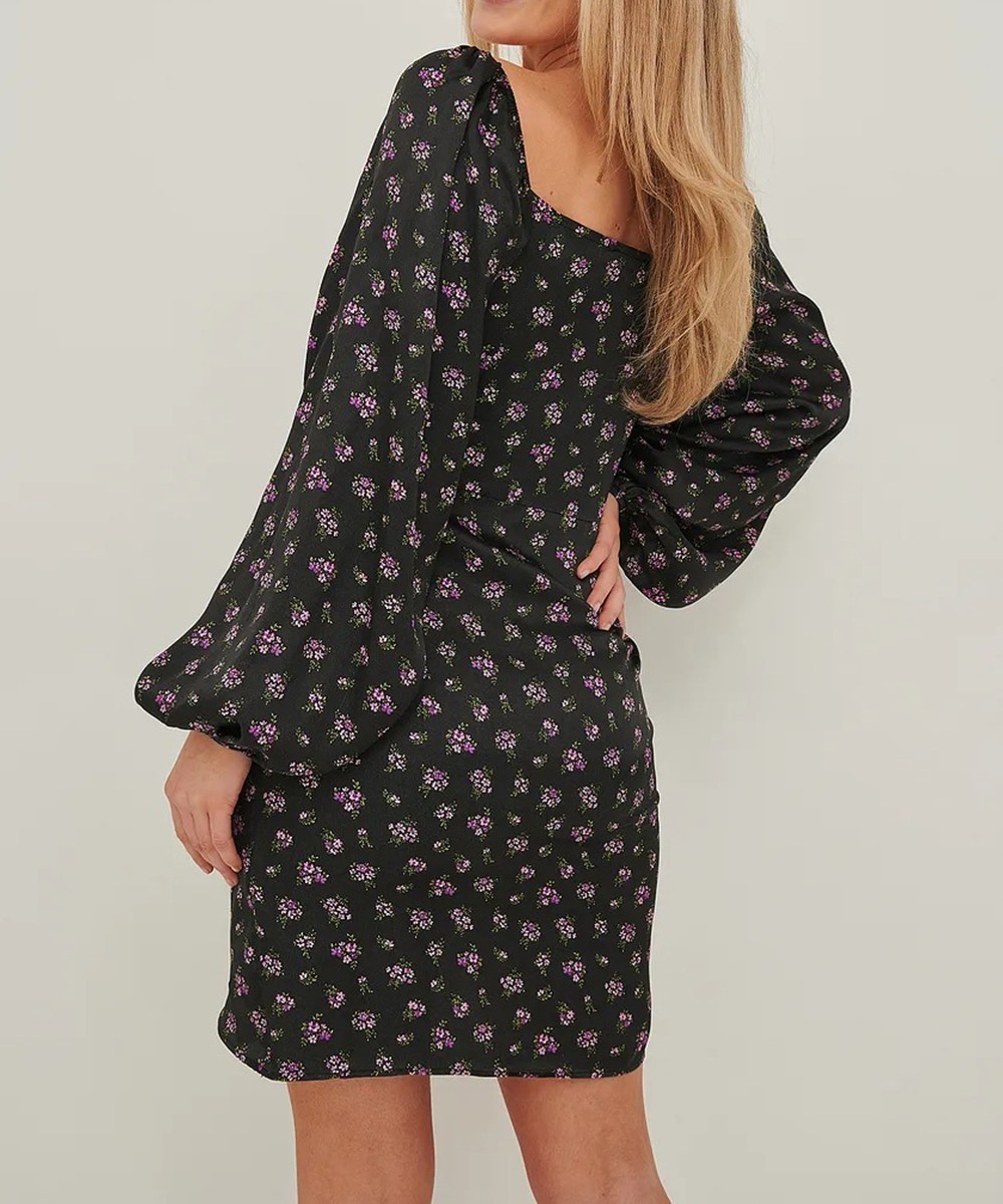 Rochie scurta NA-KD, negru, 34 - 1 | YEO