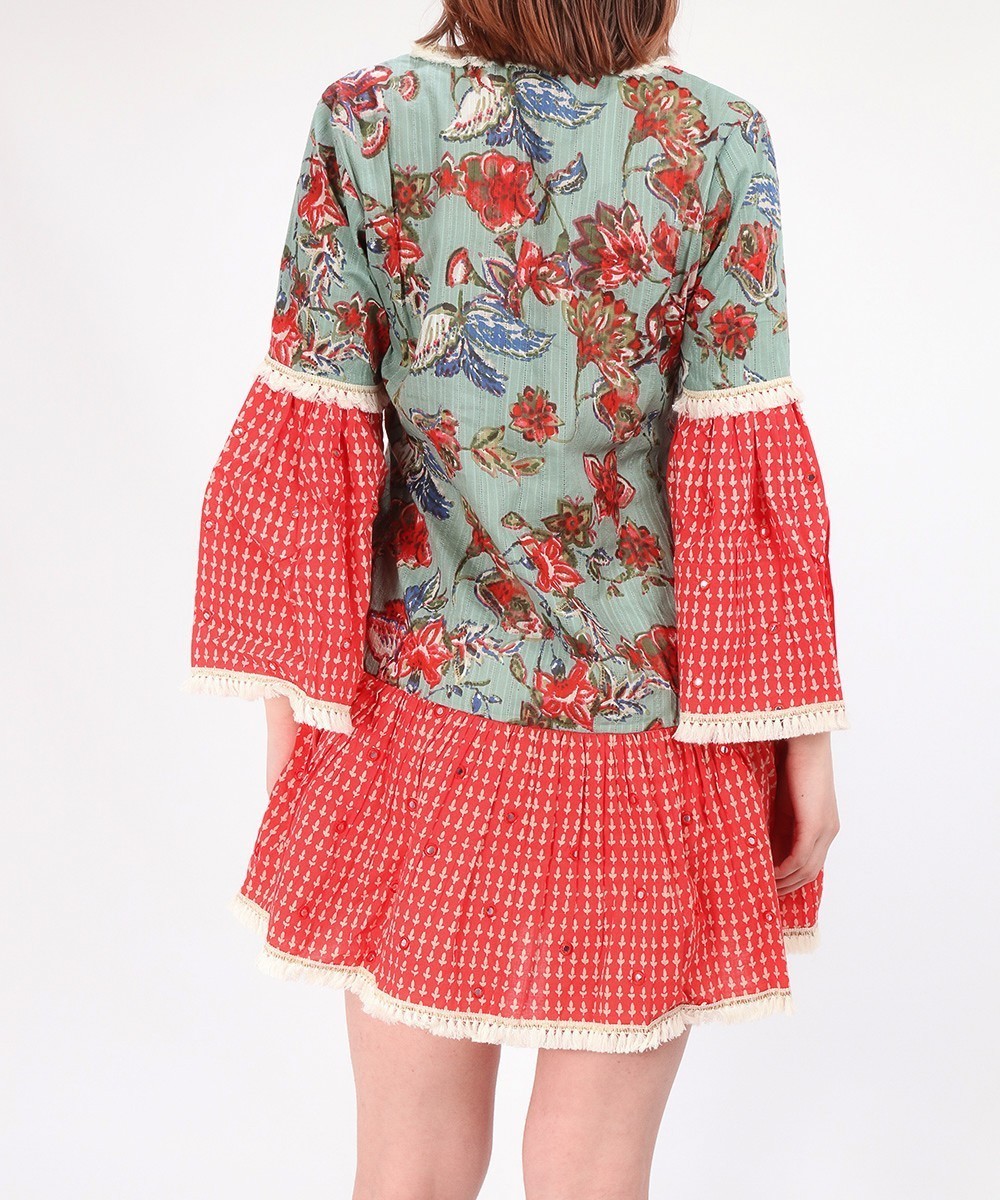 Rochie scurta Savage Culture, floral, S - 1 | YEO