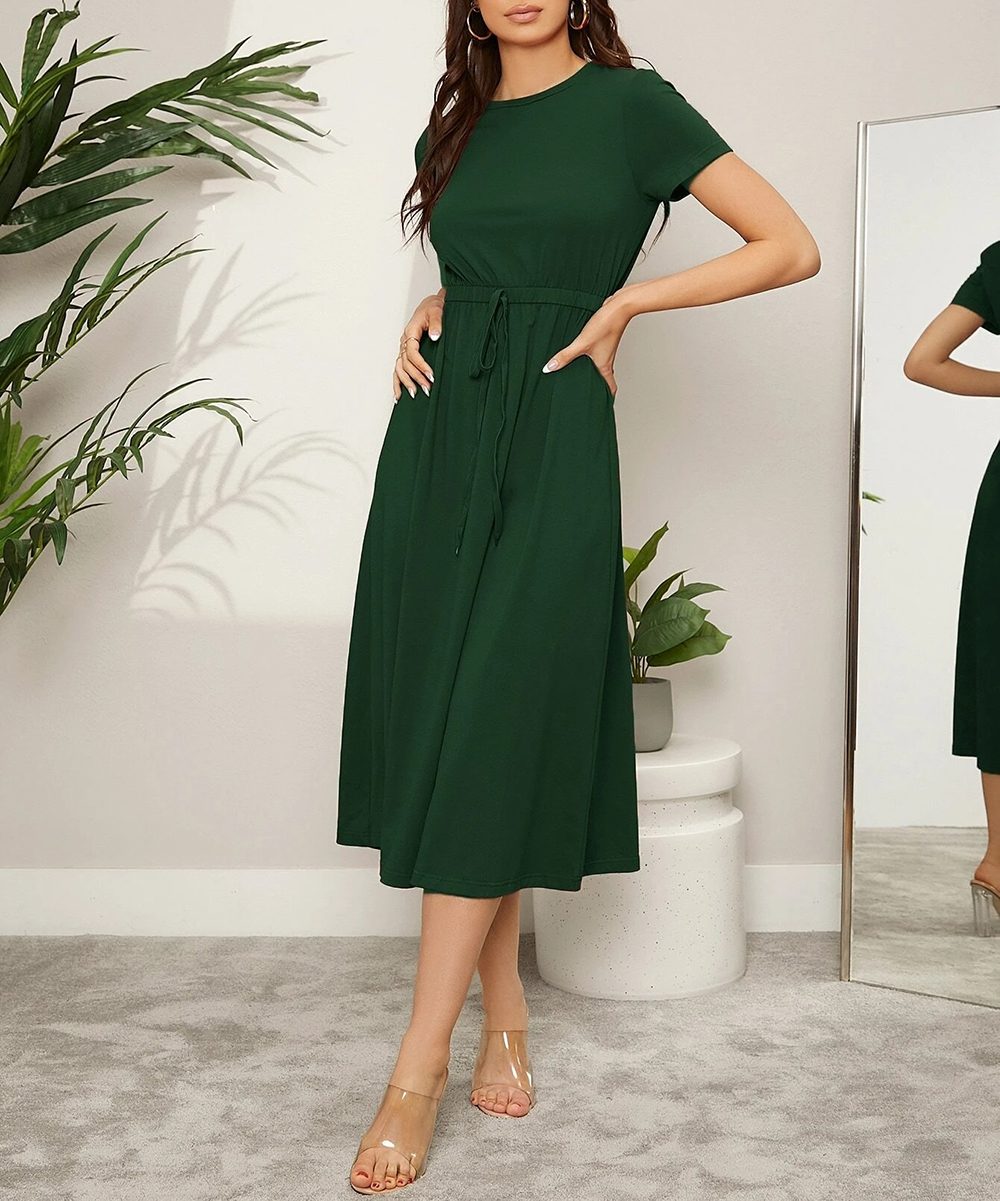 Rochie medie SHEIN, verde