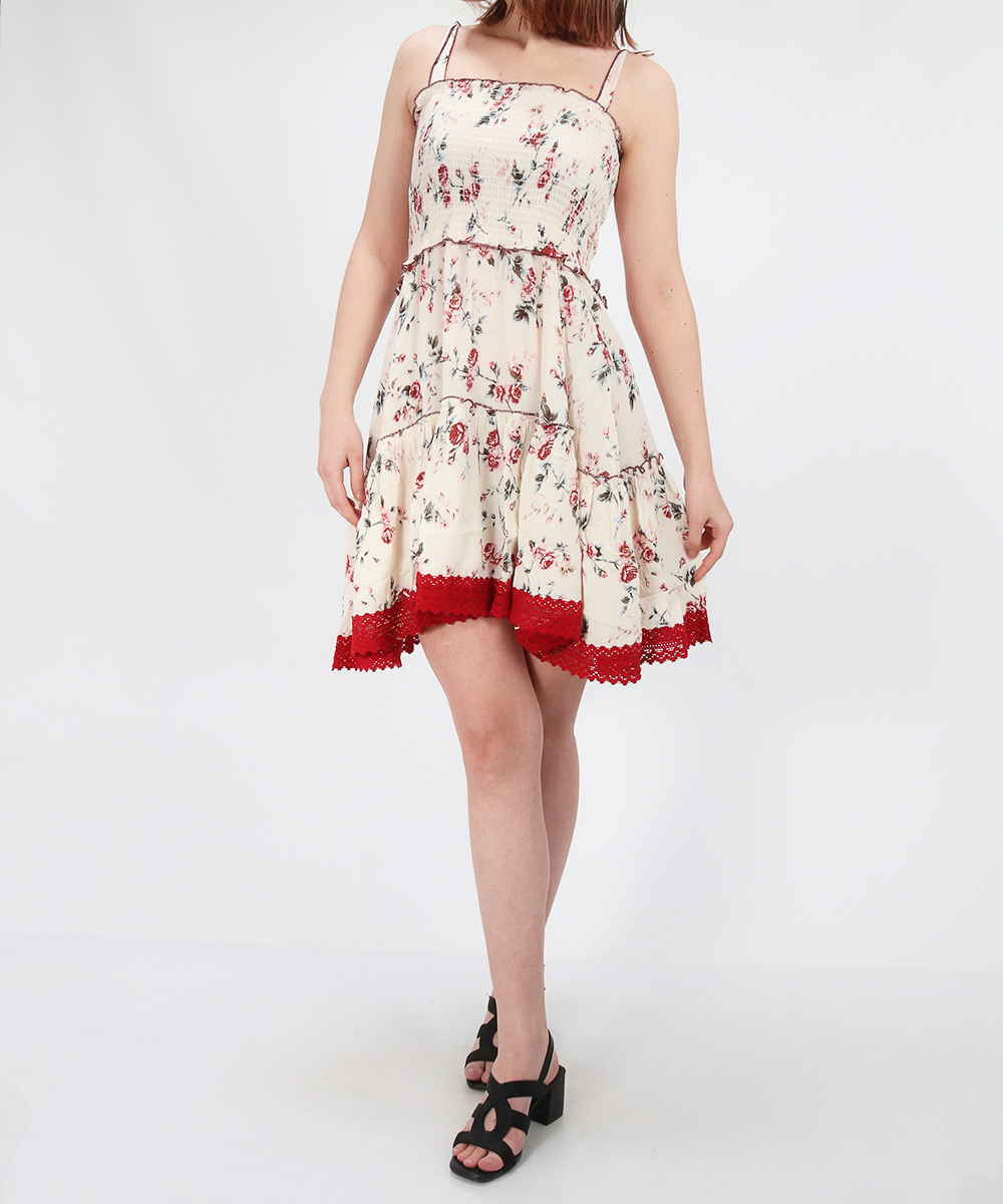 Rochie Scurta Savage Culture, crem, S