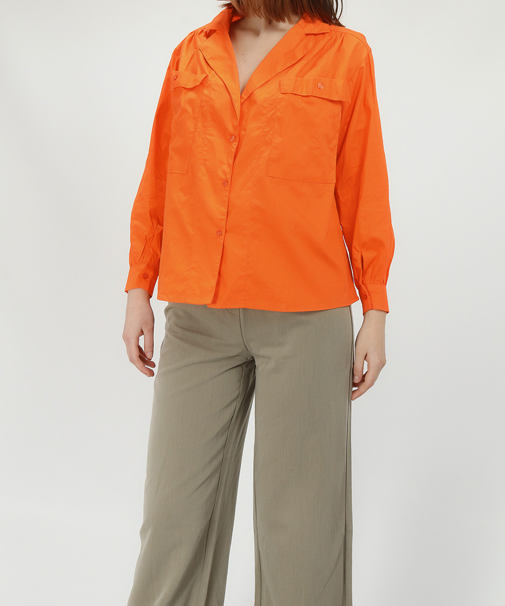 Camasa SHEIN, portocaliu, XS