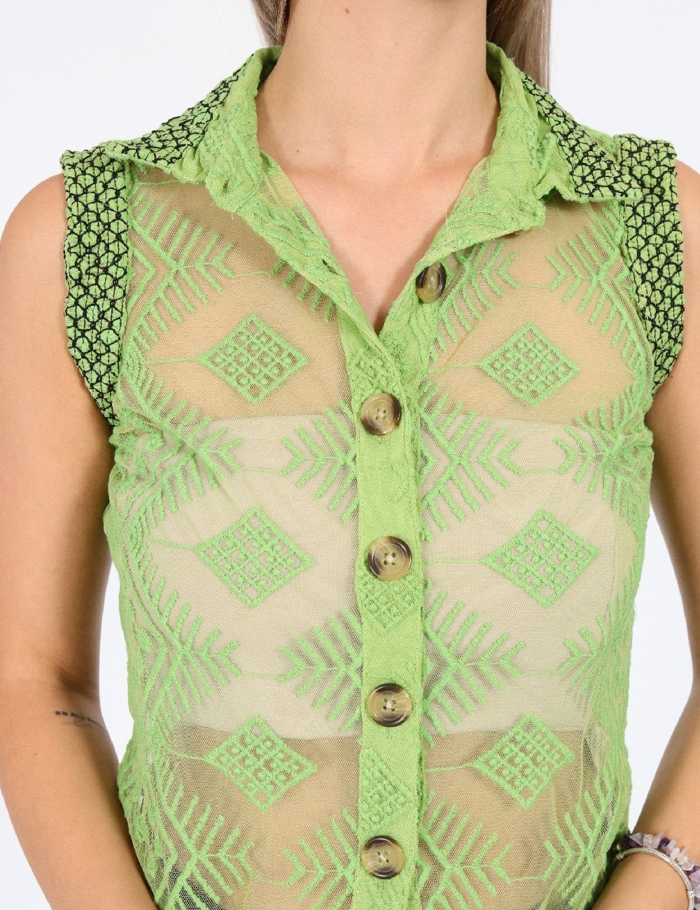 Bluza Savage Culture, verde, XS - 1 | YEO
