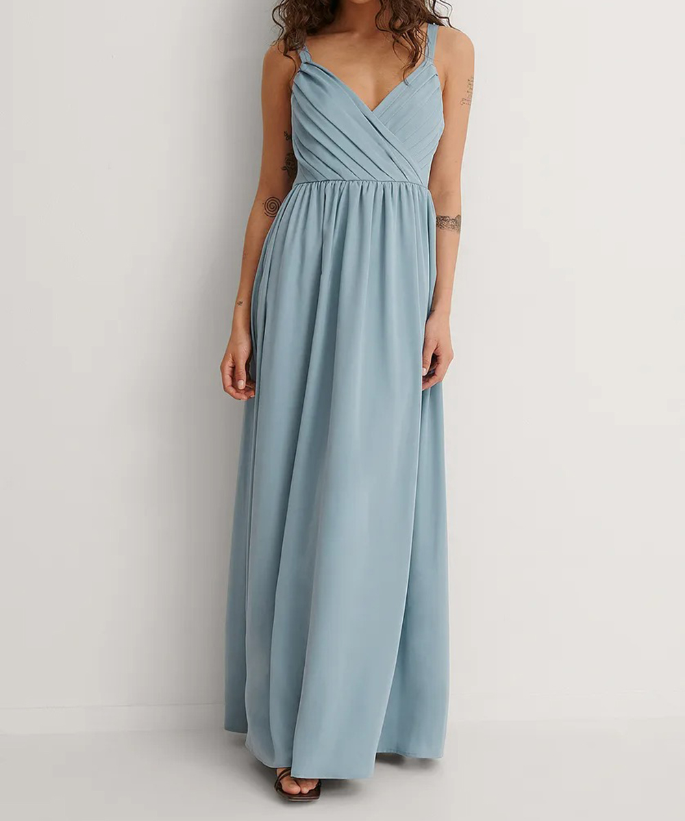 Rochie lunga NA-KD, albastru, 36