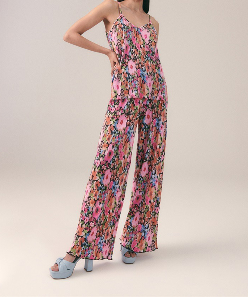 Pantaloni Reserved, floral, L