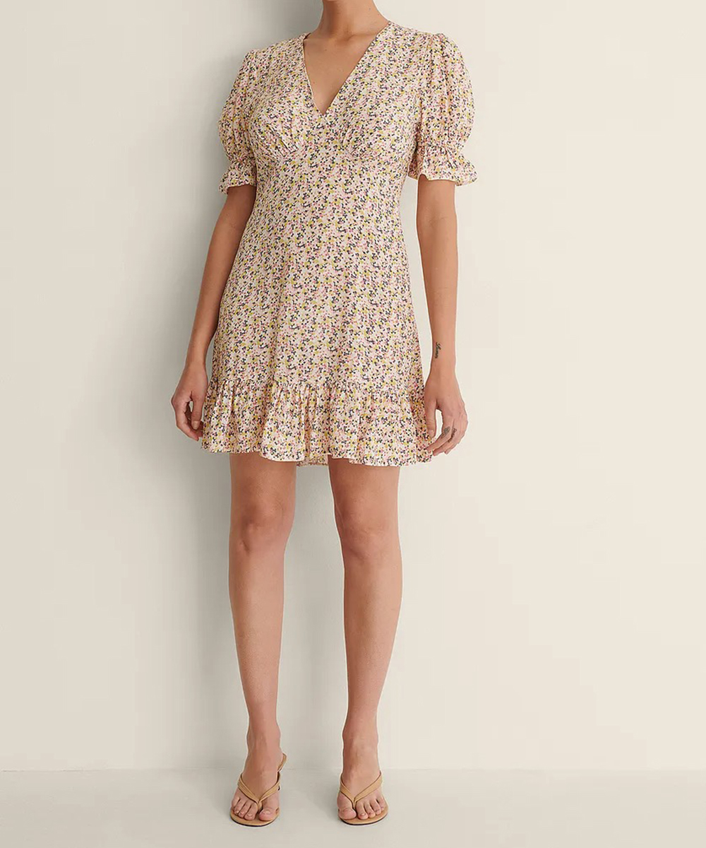 Rochie scurta NA-KD, roz, 36
