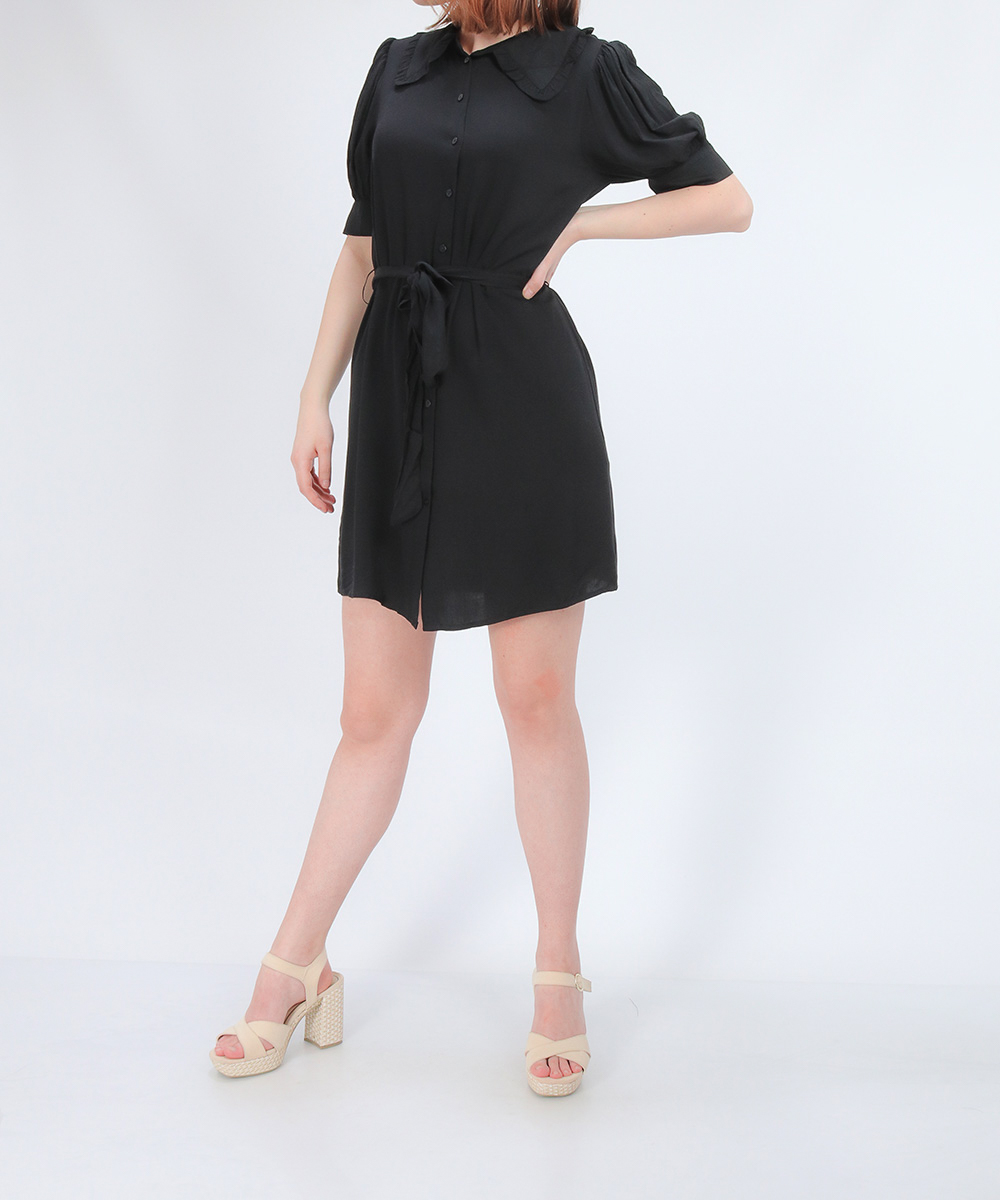 Rochie scurta NA-KD, negru, 36