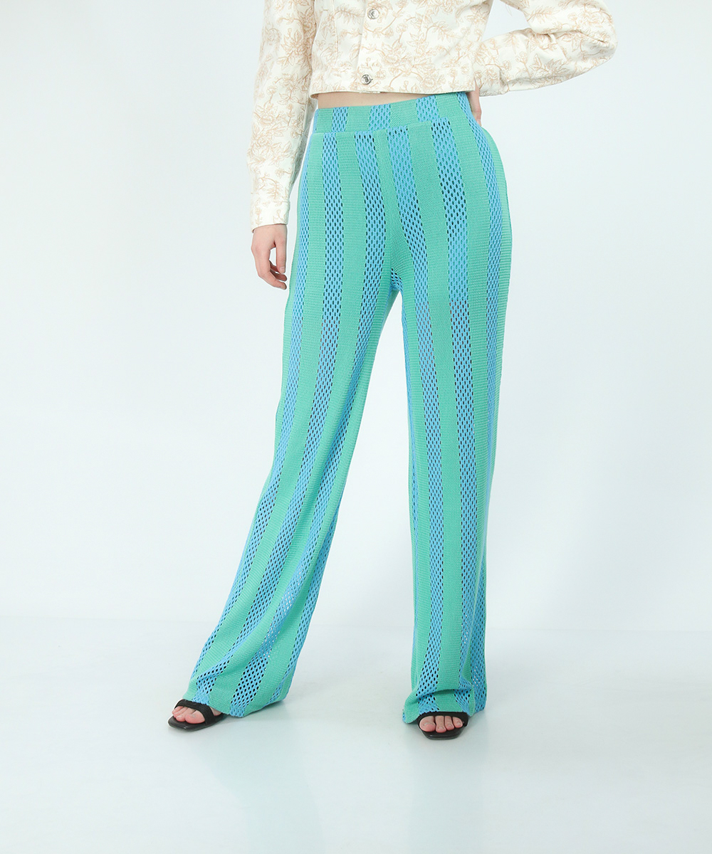 Pantaloni Reserved, verde, S