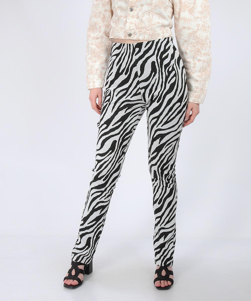 Pantaloni Reserved, negru/gri, M