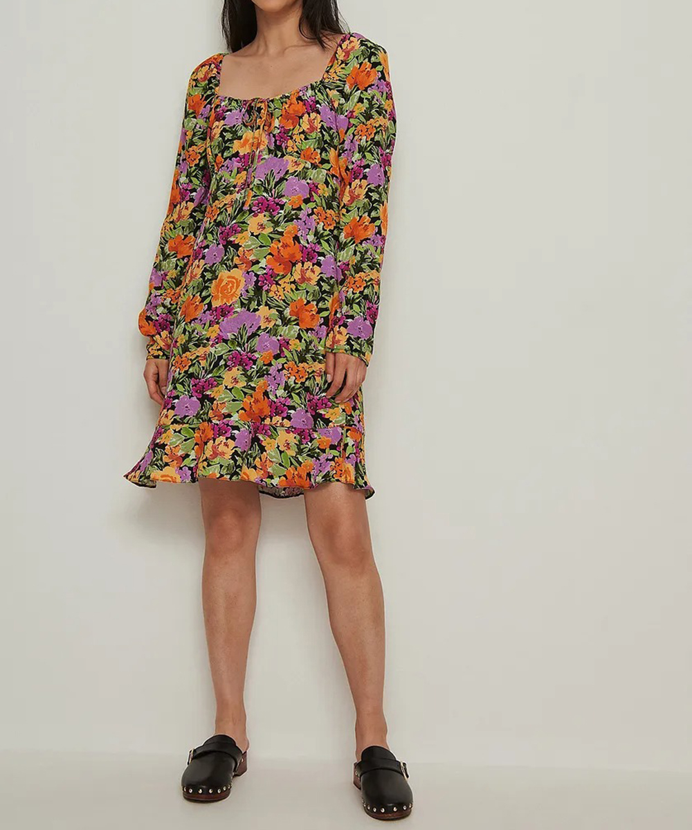 Rochie scurta NA-KD, floral, 34
