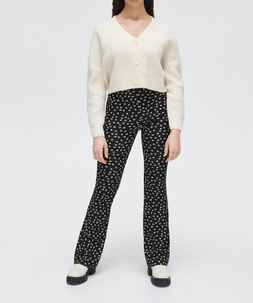Pantaloni CROPP, negru, S