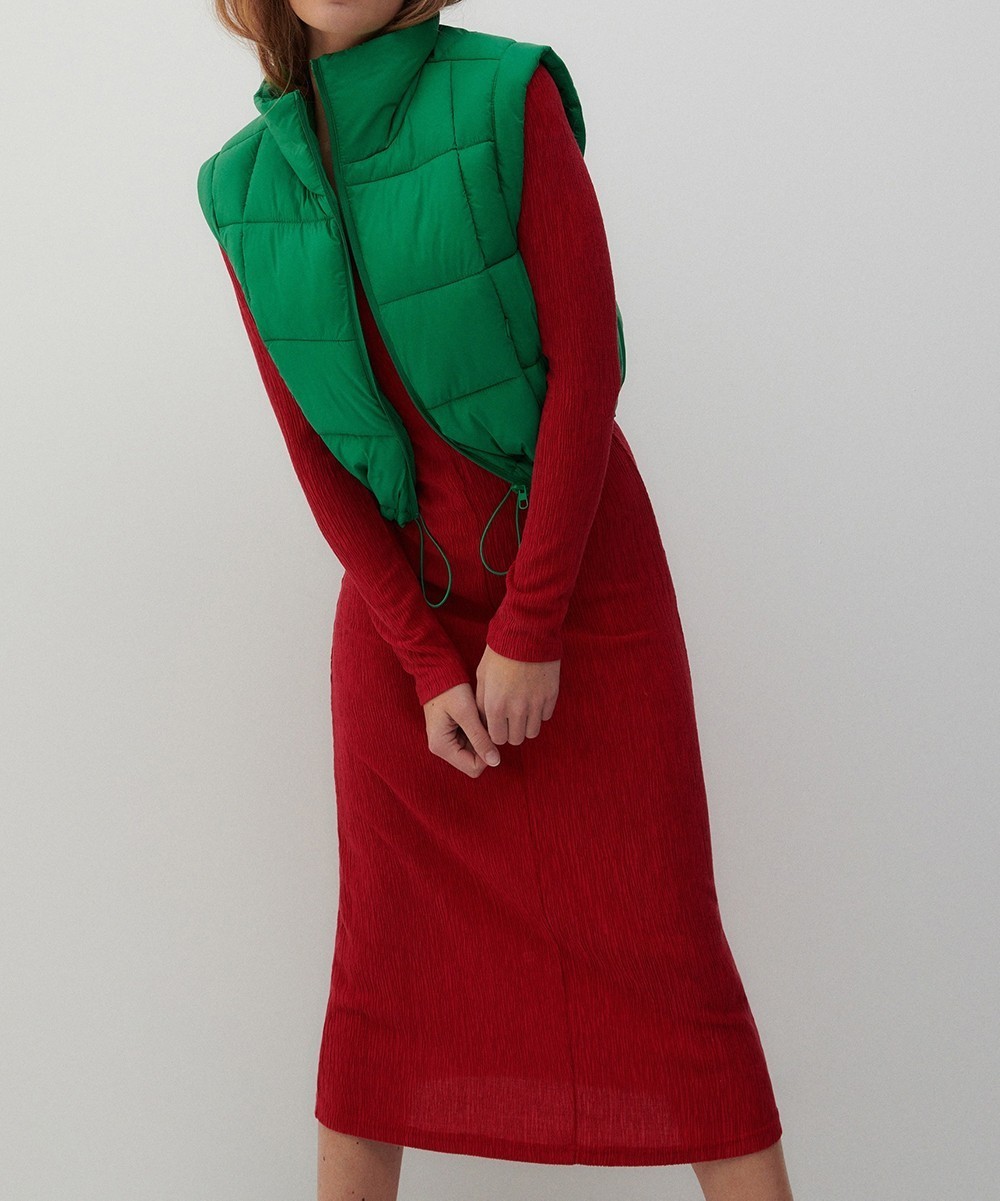 Rochie medie Reserved, rosu, 36