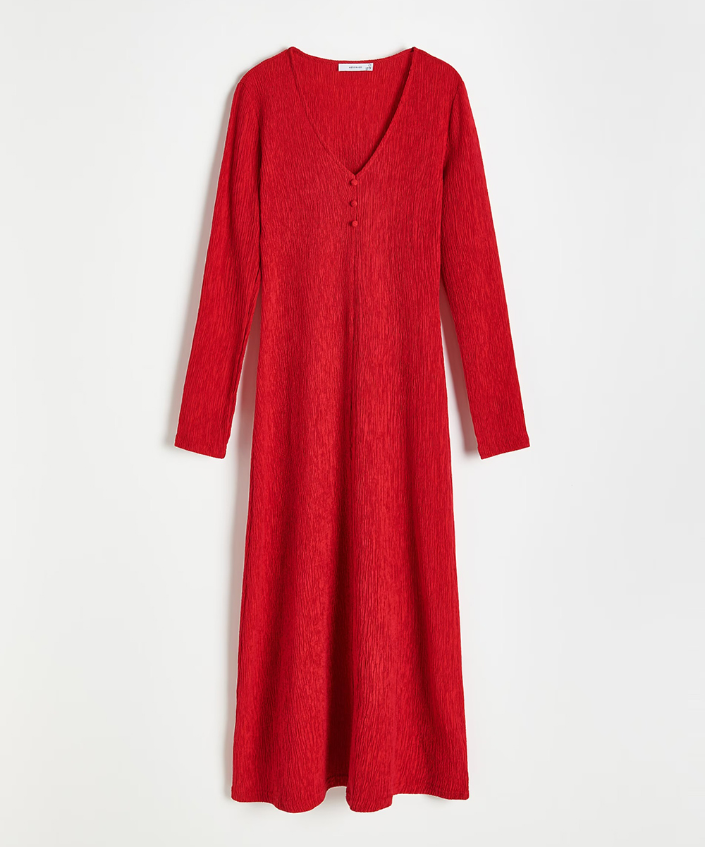Rochie medie Reserved, rosu, 36 - 1 | YEO