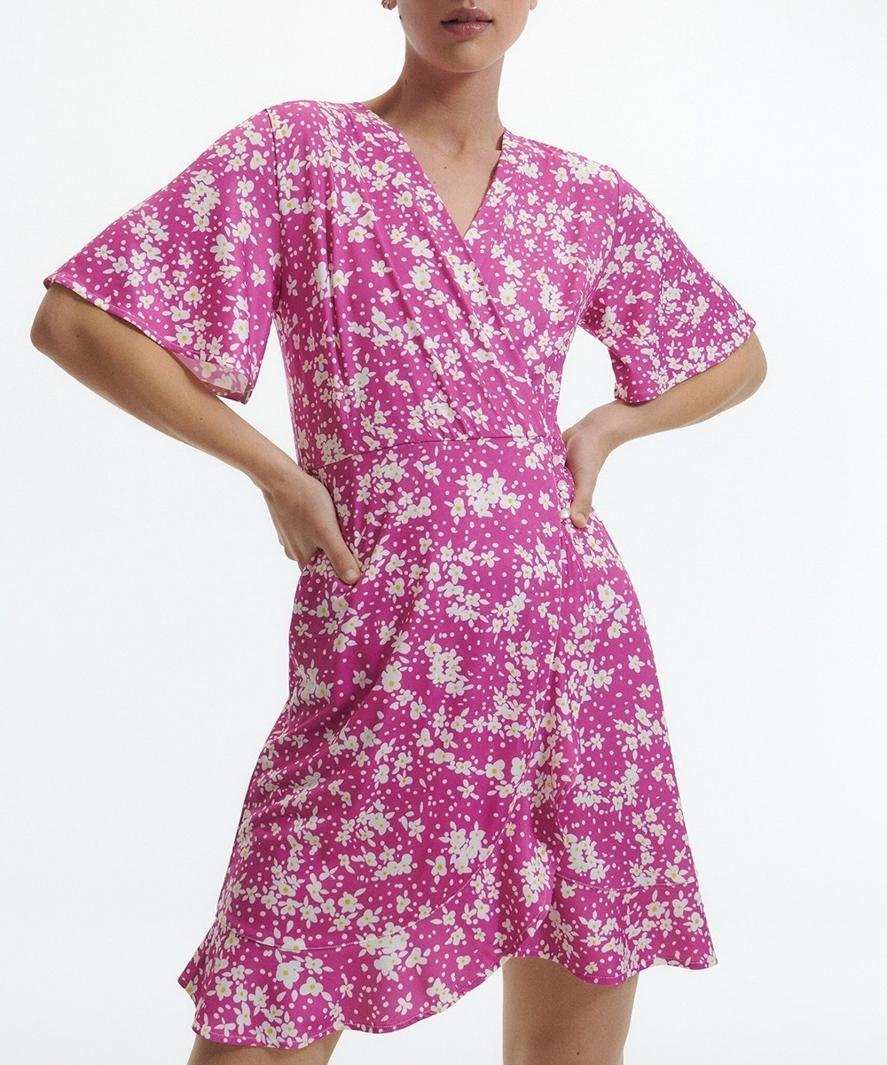 Rochie scurta Reserved, roz, XS - 1 | YEO