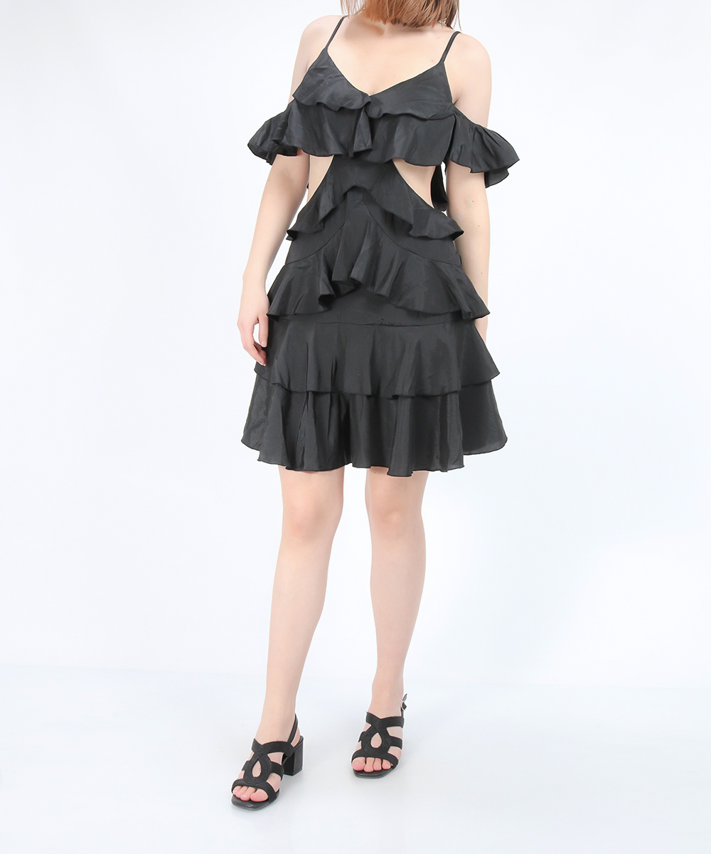 Rochie scurta NA-KD, negru, 32