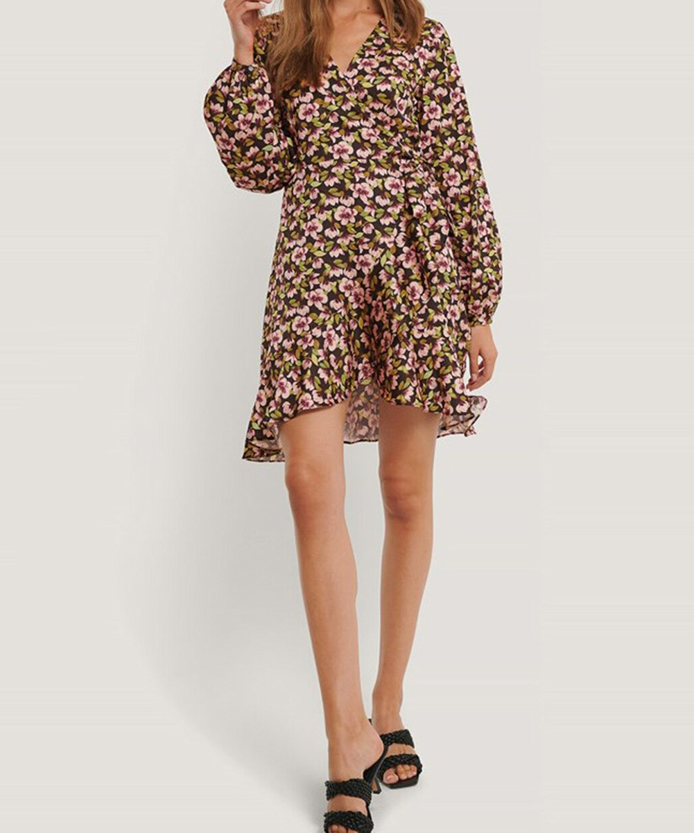 Rochie scurta NA-KD, floral, 34