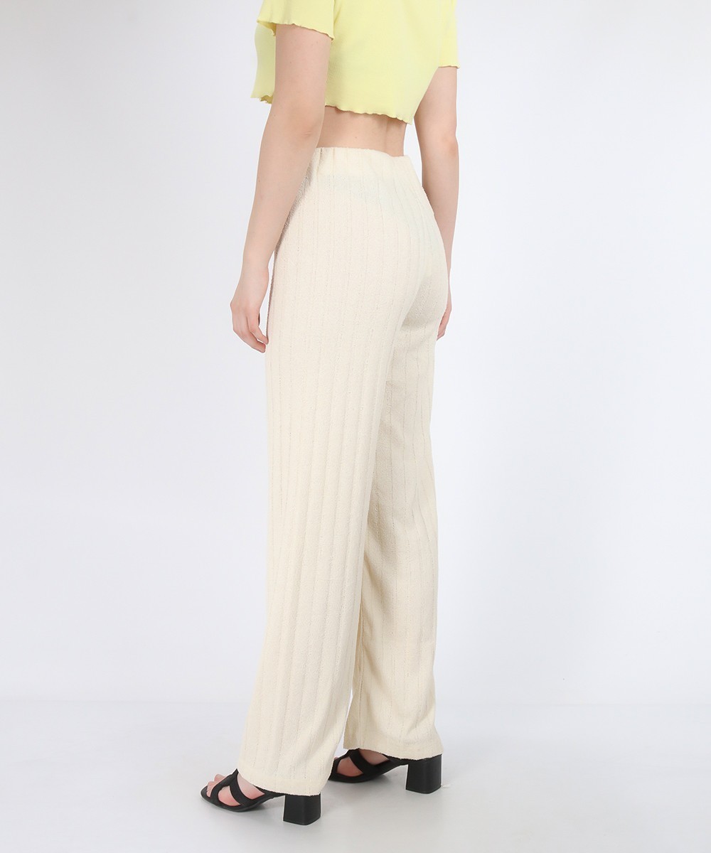 Pantaloni Reserved, crem, L - 1 | YEO