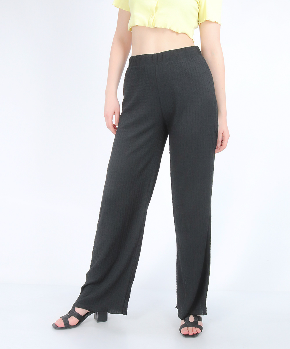 Pantaloni Reserved, negru
