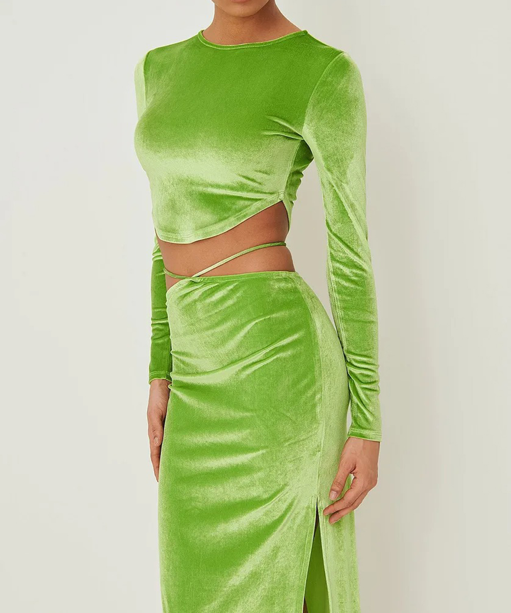 Top na-kd, verde, xl