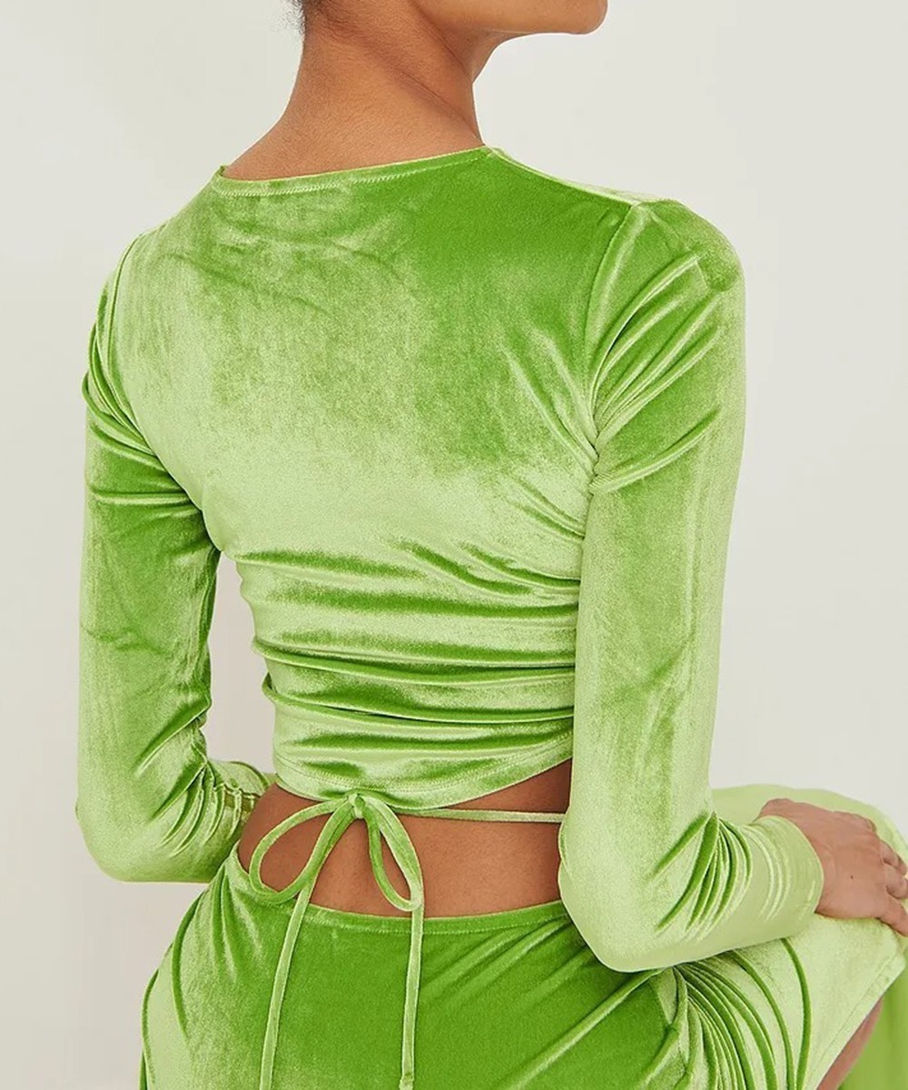 Top NA-KD, verde, XL - 1 | YEO