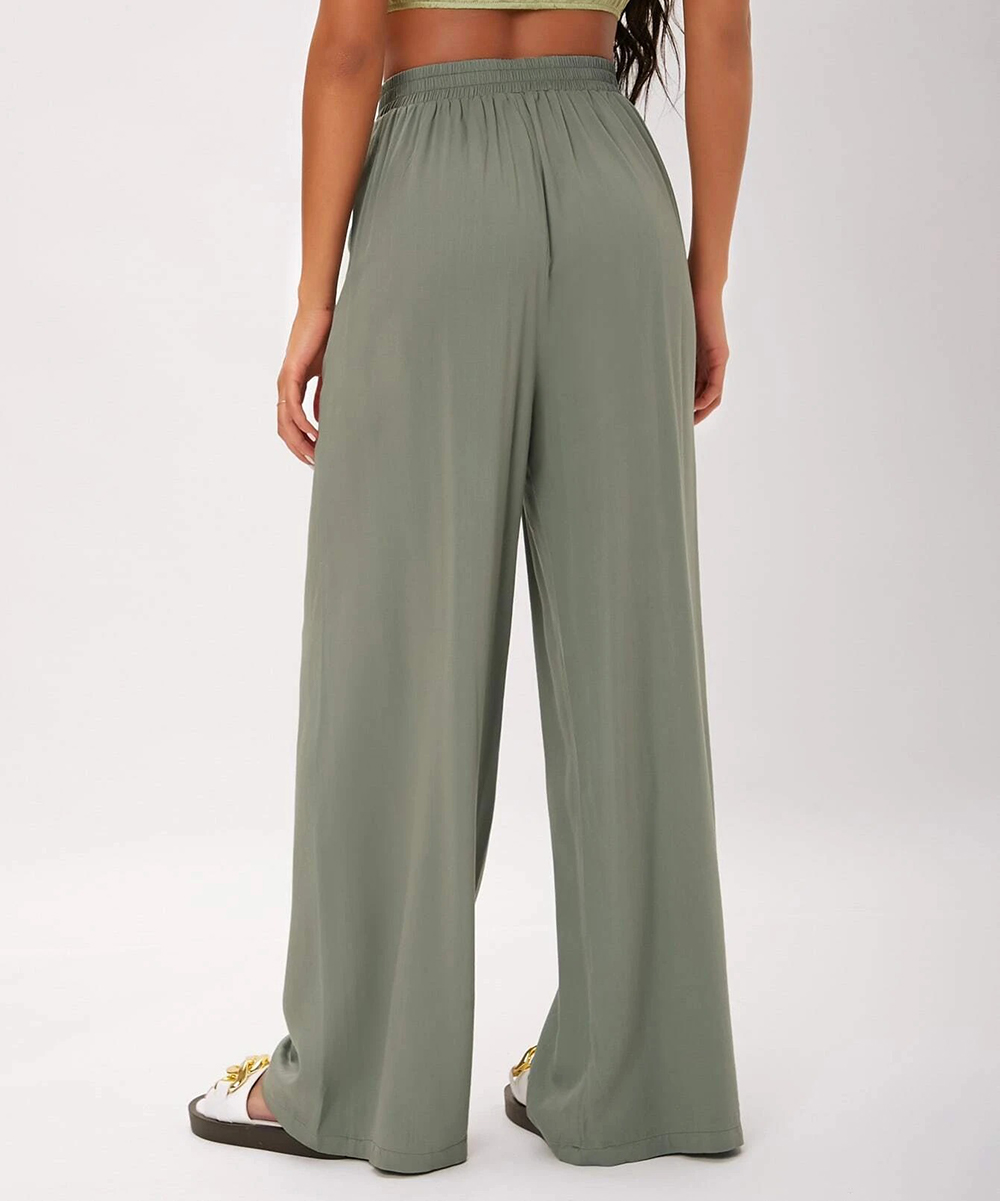 Pantaloni SHEIN, verde - 1 | YEO