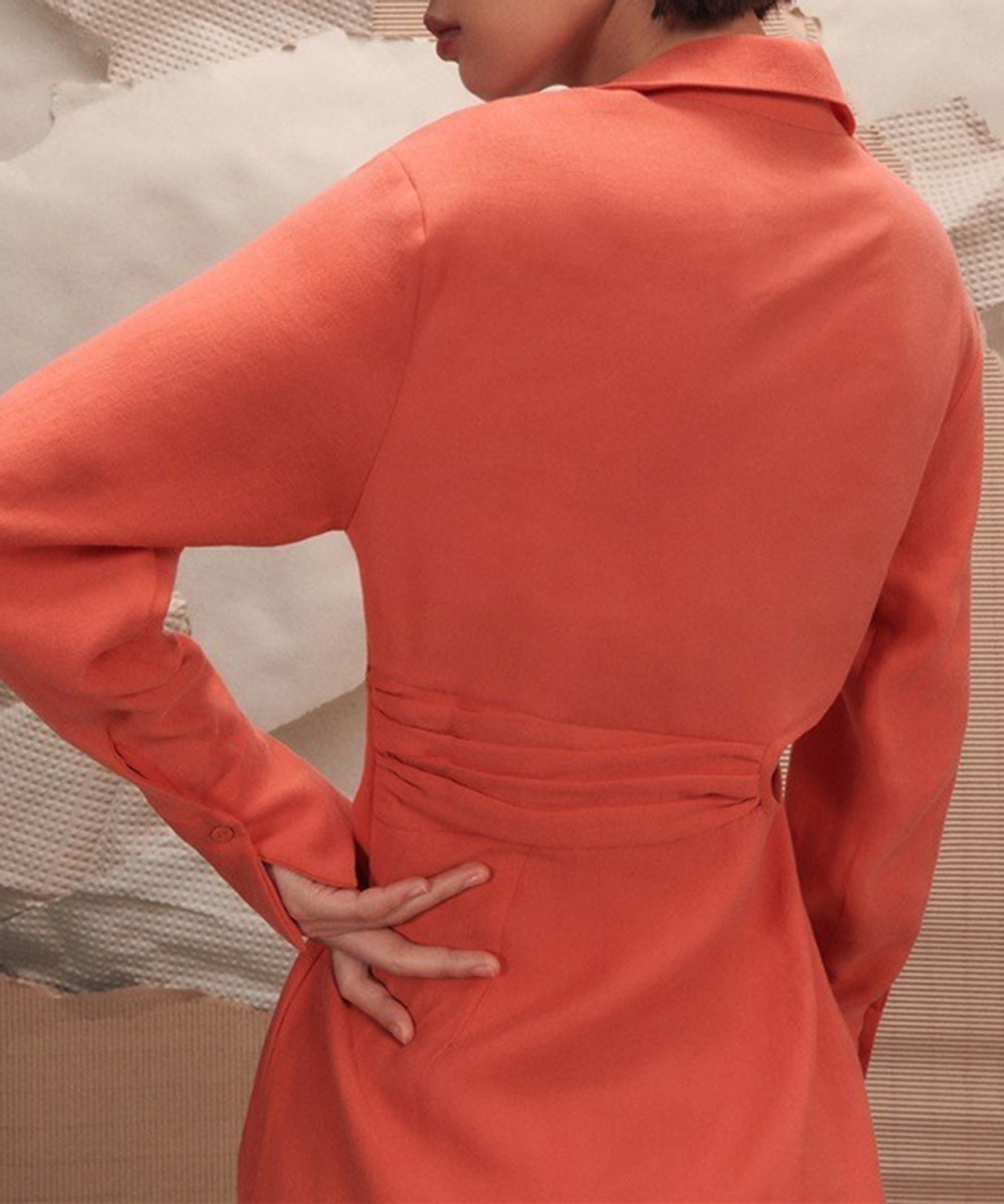 Rochie scurta Reserved, portocaliu, XL - 1 | YEO