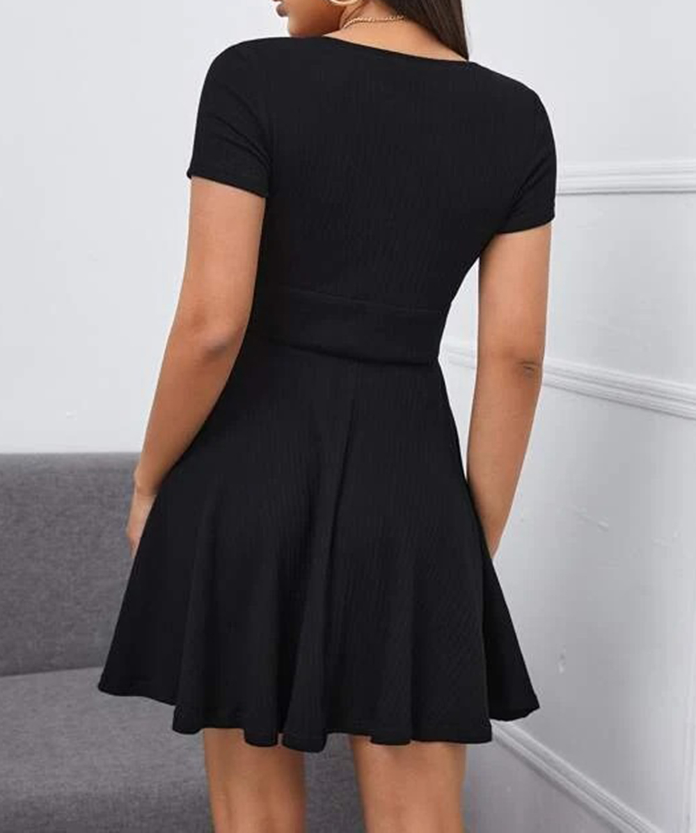 Rochie scurta SHEIN, negru, L - 1 | YEO