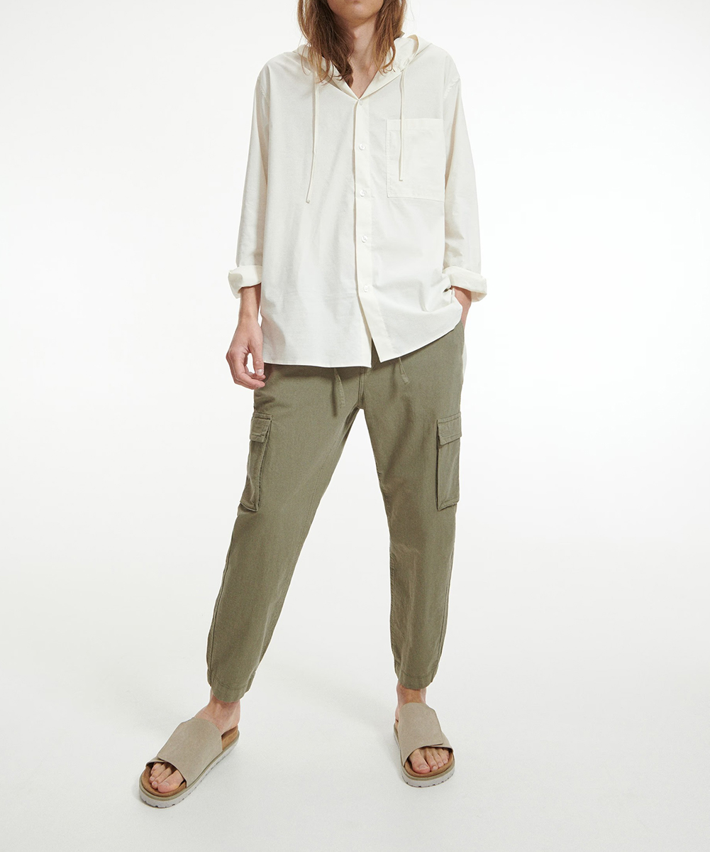 Pantaloni Reserved, verde, XXL