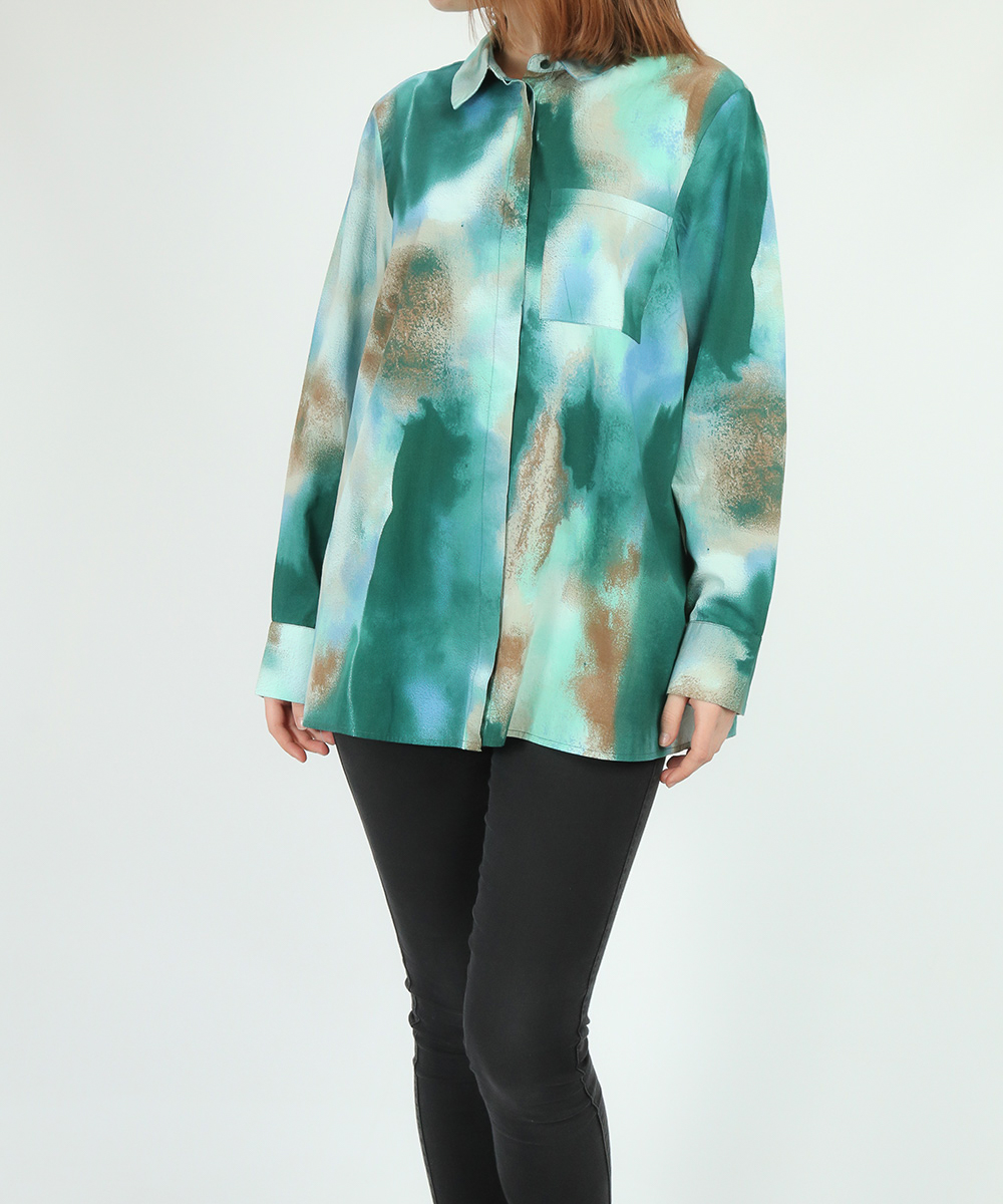 Camasa fire&glory, verde, 46