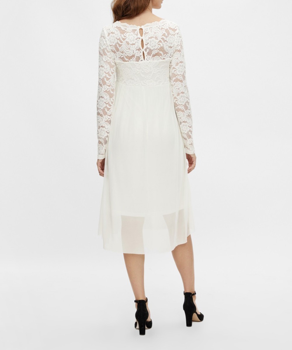 Rochie Medie Mamalicious, alb, XS - 1 | YEO