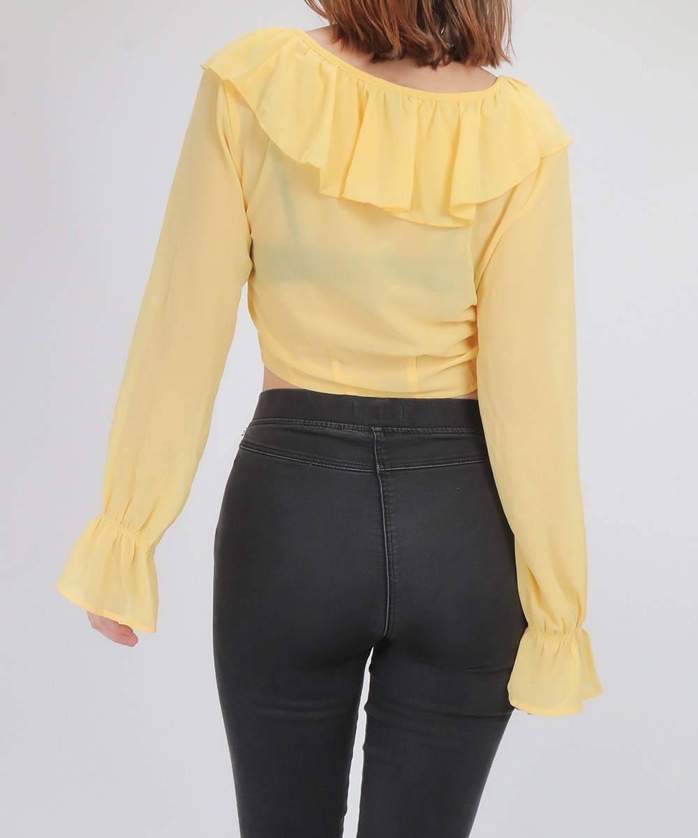 Top SHEIN, galben, S - 1 | YEO