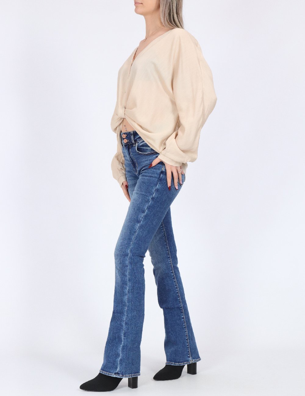 Camasa Only, crem, S - 1 | YEO