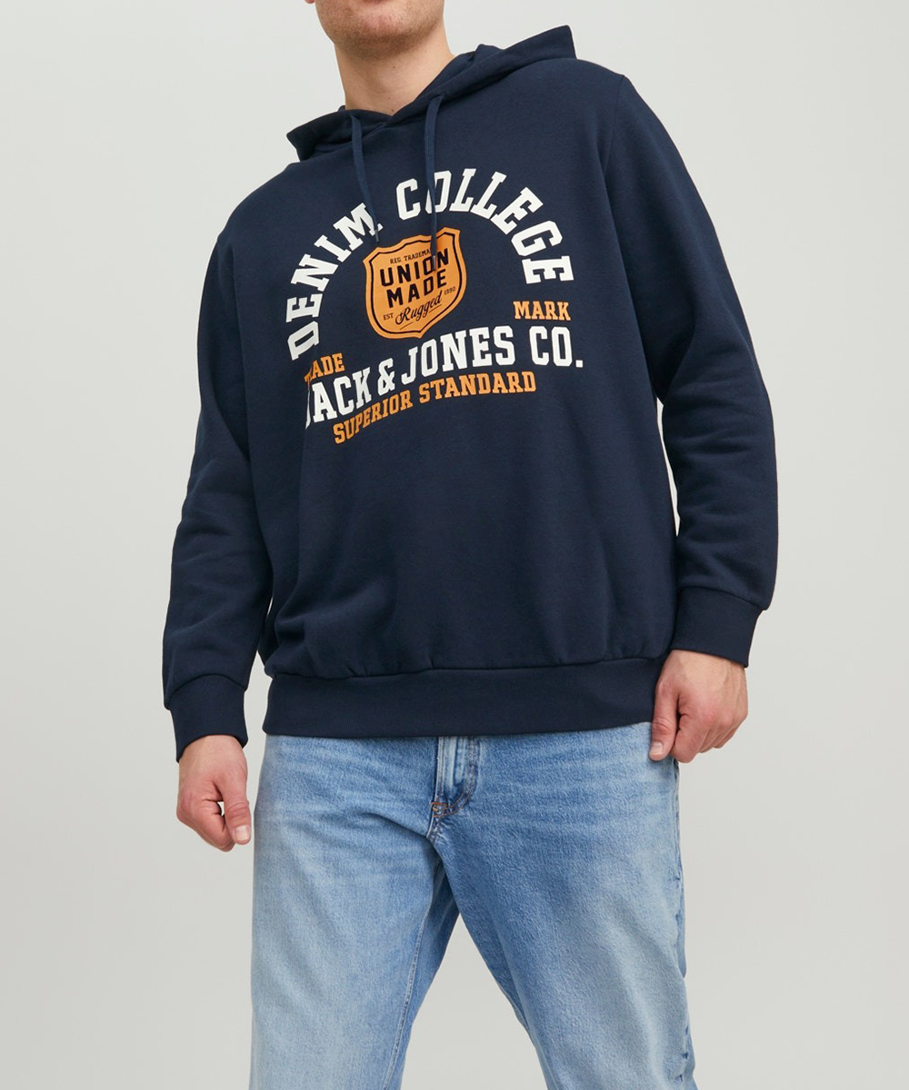 Hanorac Jack&Jones Plus Size Men, bleumarin