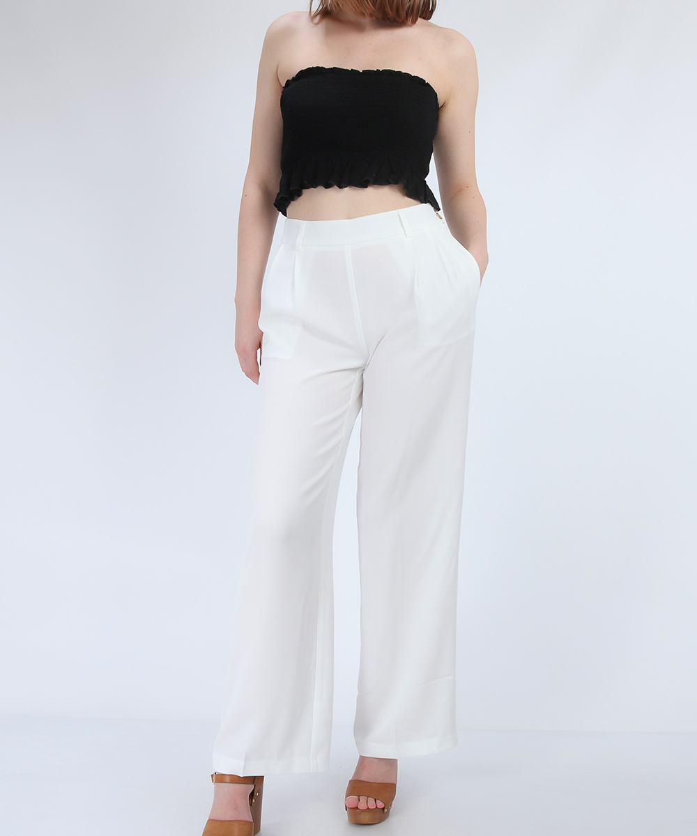 Pantaloni Only, alb, 36/32