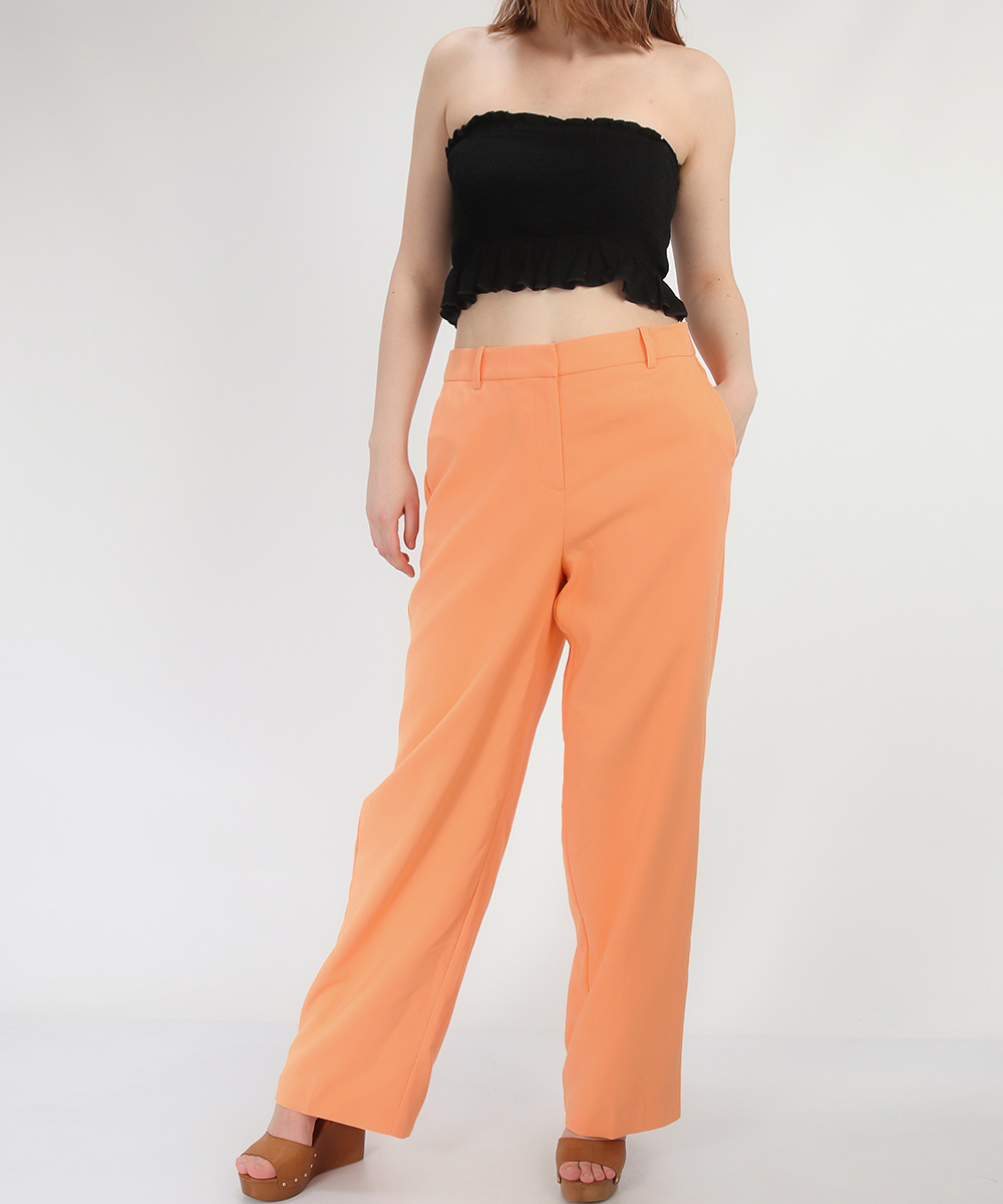 Pantaloni Vero Moda, portocaliu, 38
