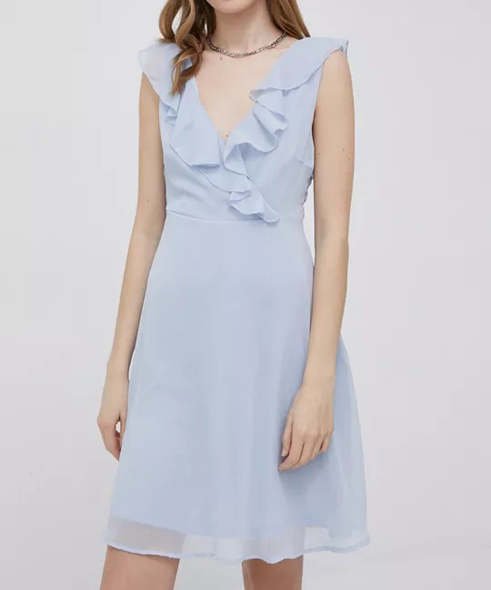Rochie Scurta Vila, bleu, 40