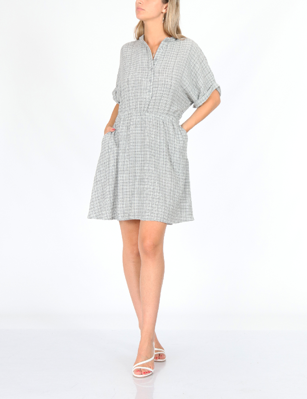 Rochie scurta Reserved, gri
