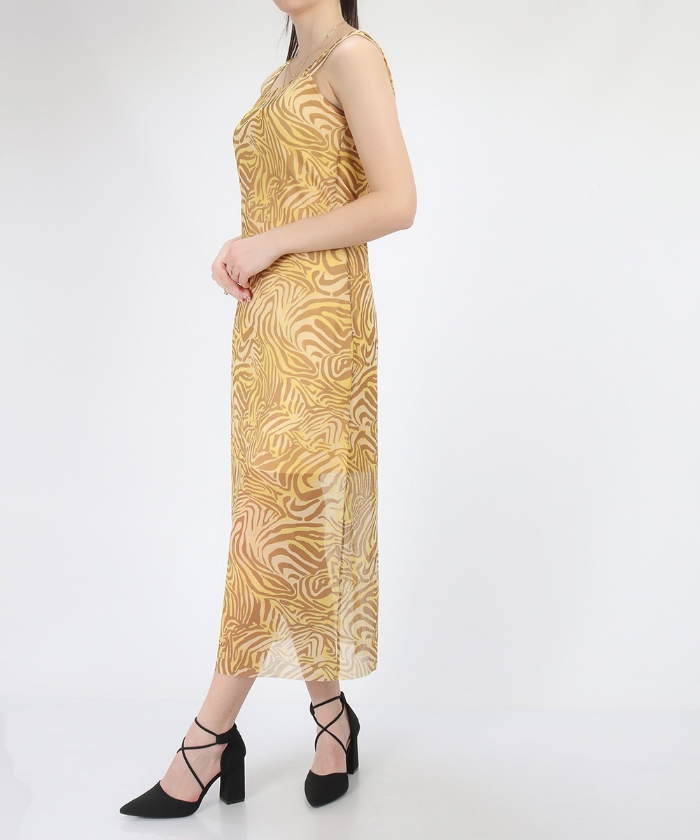 Rochie medie Reserved, galben, S - 1 | YEO