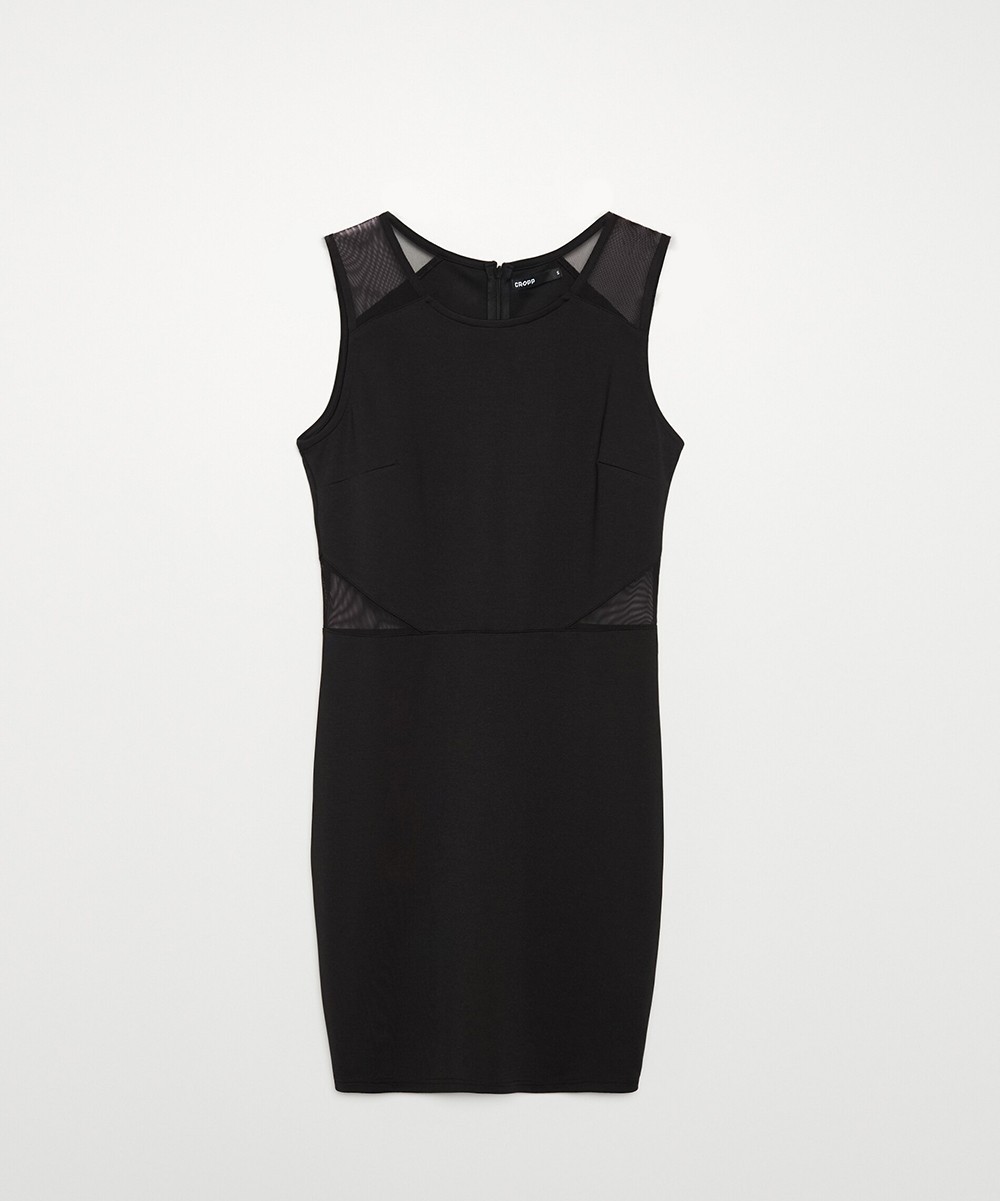 Rochie scurta CROPP, negru, S - 1 | YEO