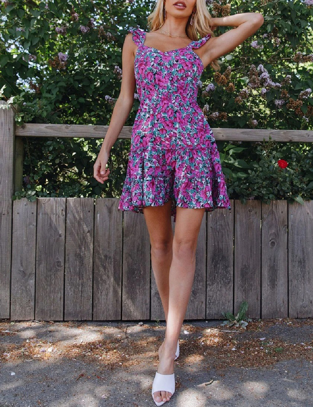 Rochie scurta SHEIN, floral