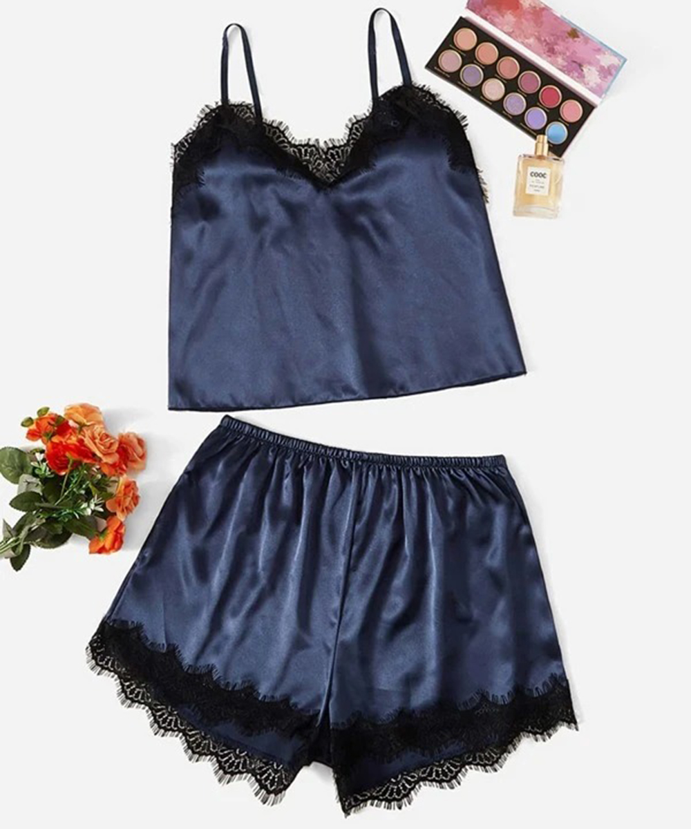 Pijama SHEIN, bleumarin