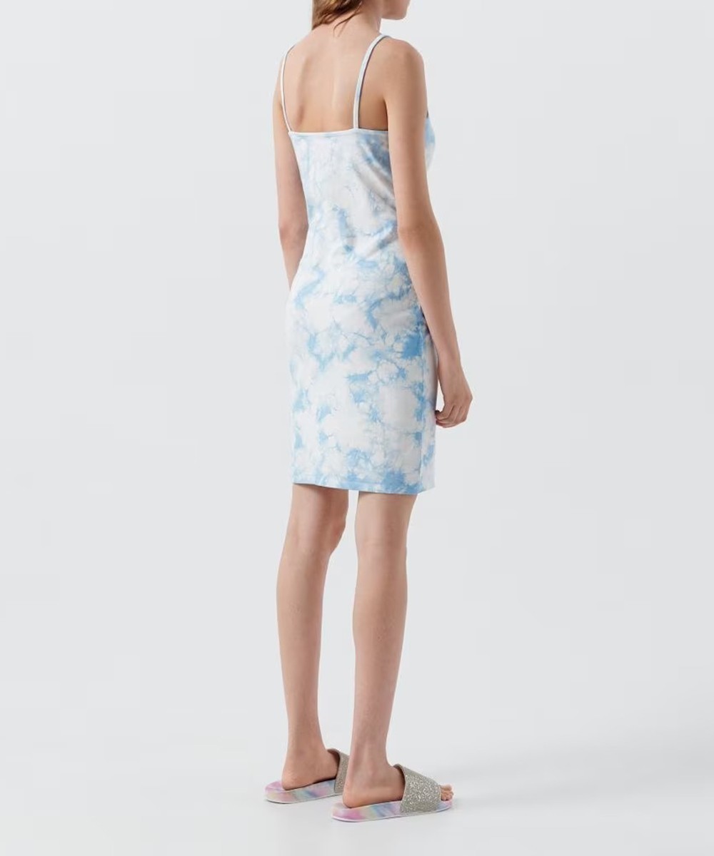 Rochie scurta CROPP, alb/albastru, M - 1 | YEO