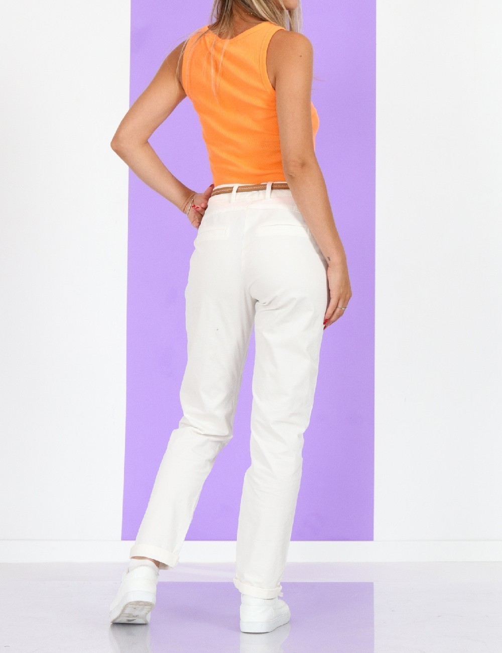 Pantaloni Reserved, alb, 34 - 1 | YEO