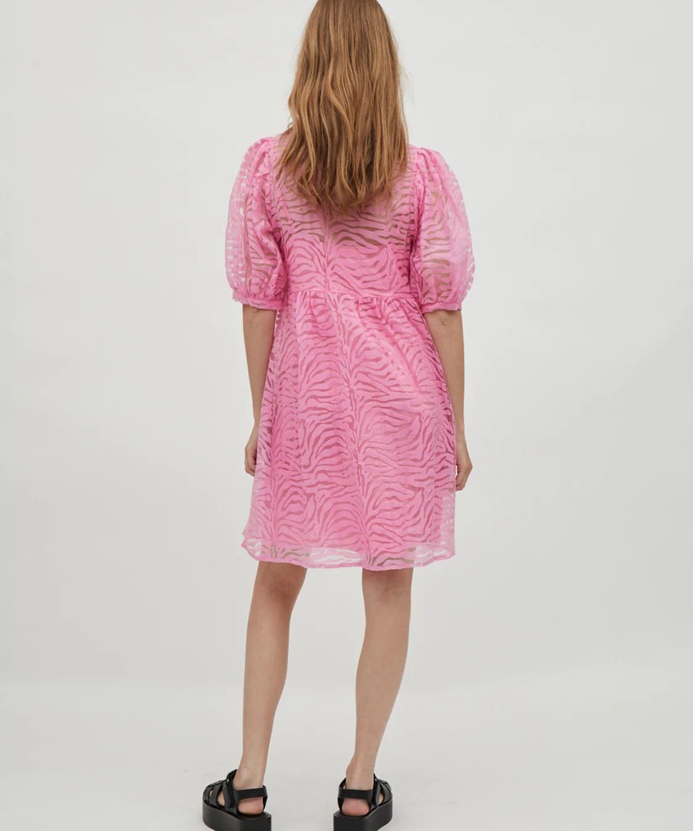 Rochie scurta Vila, roz, 36 - 1 | YEO