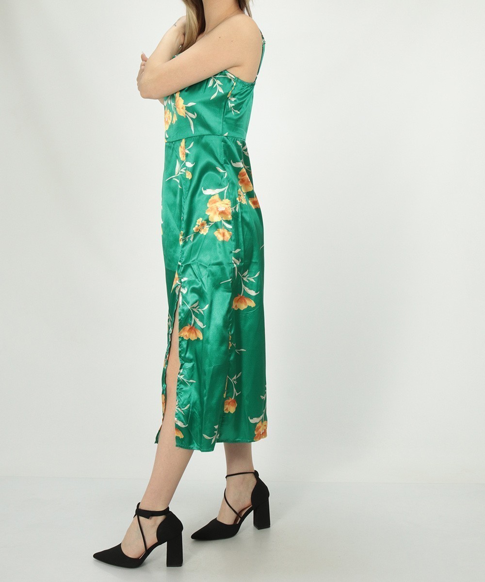 Rochie medie SHEIN, verde, S - 1 | YEO