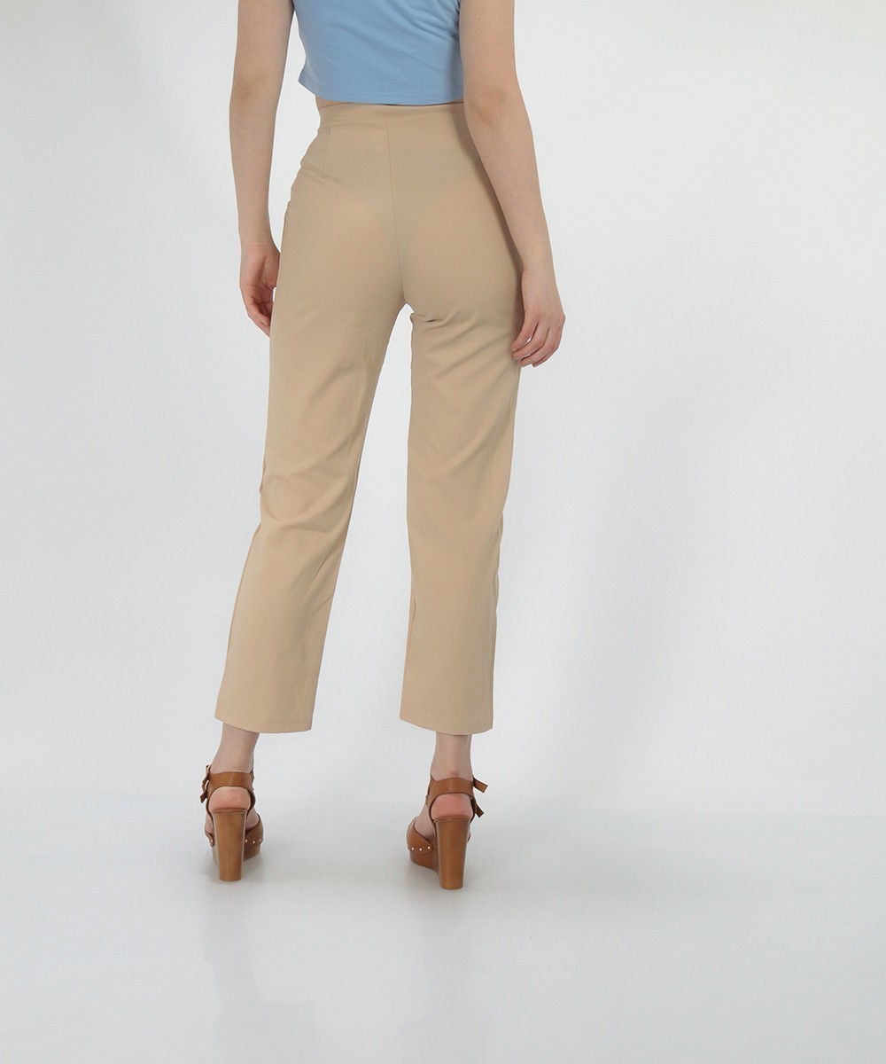 Pantaloni Dazy, maro deschis, S - 1 | YEO