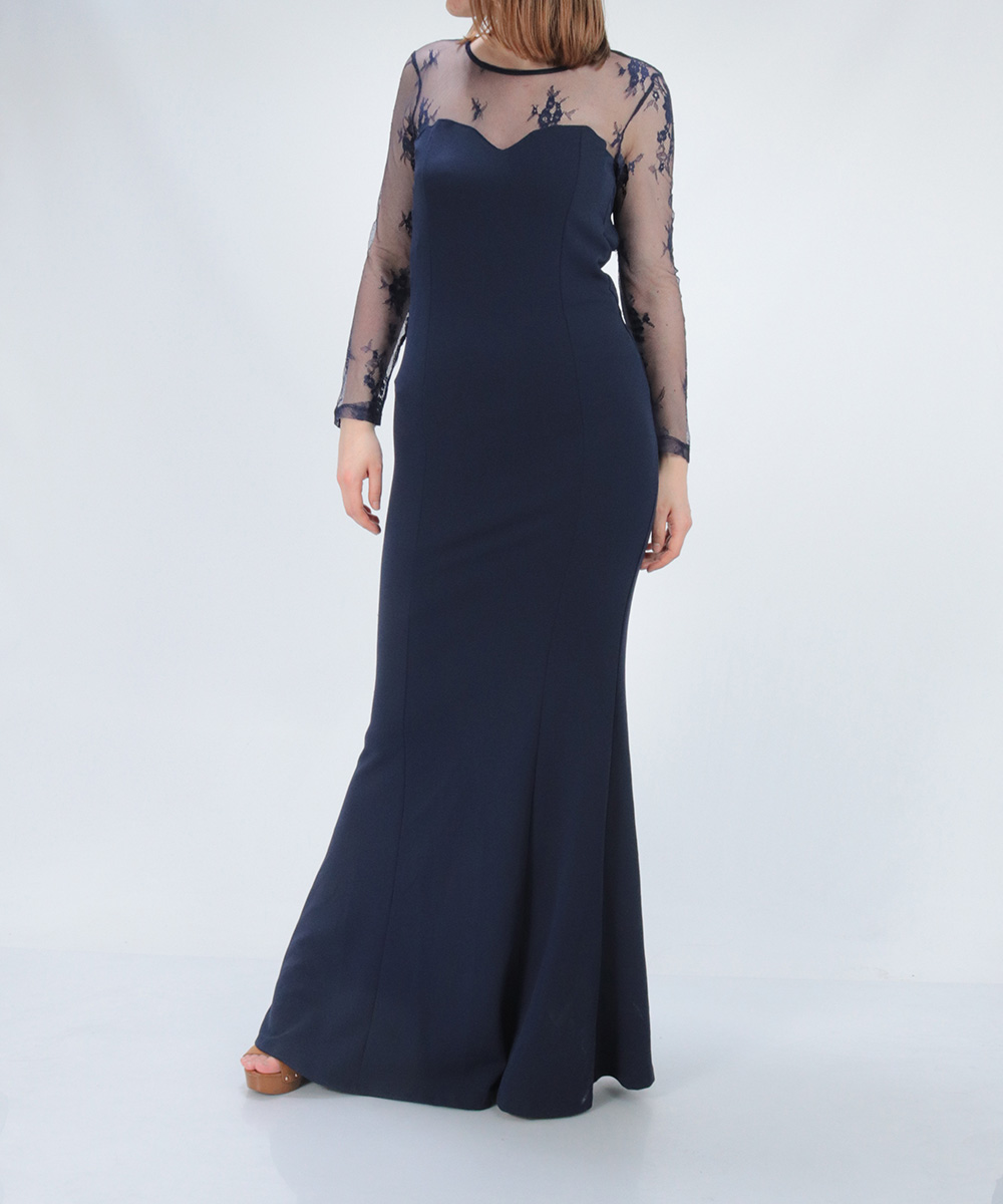 Rochie Lunga Make Way, bleumarin, S