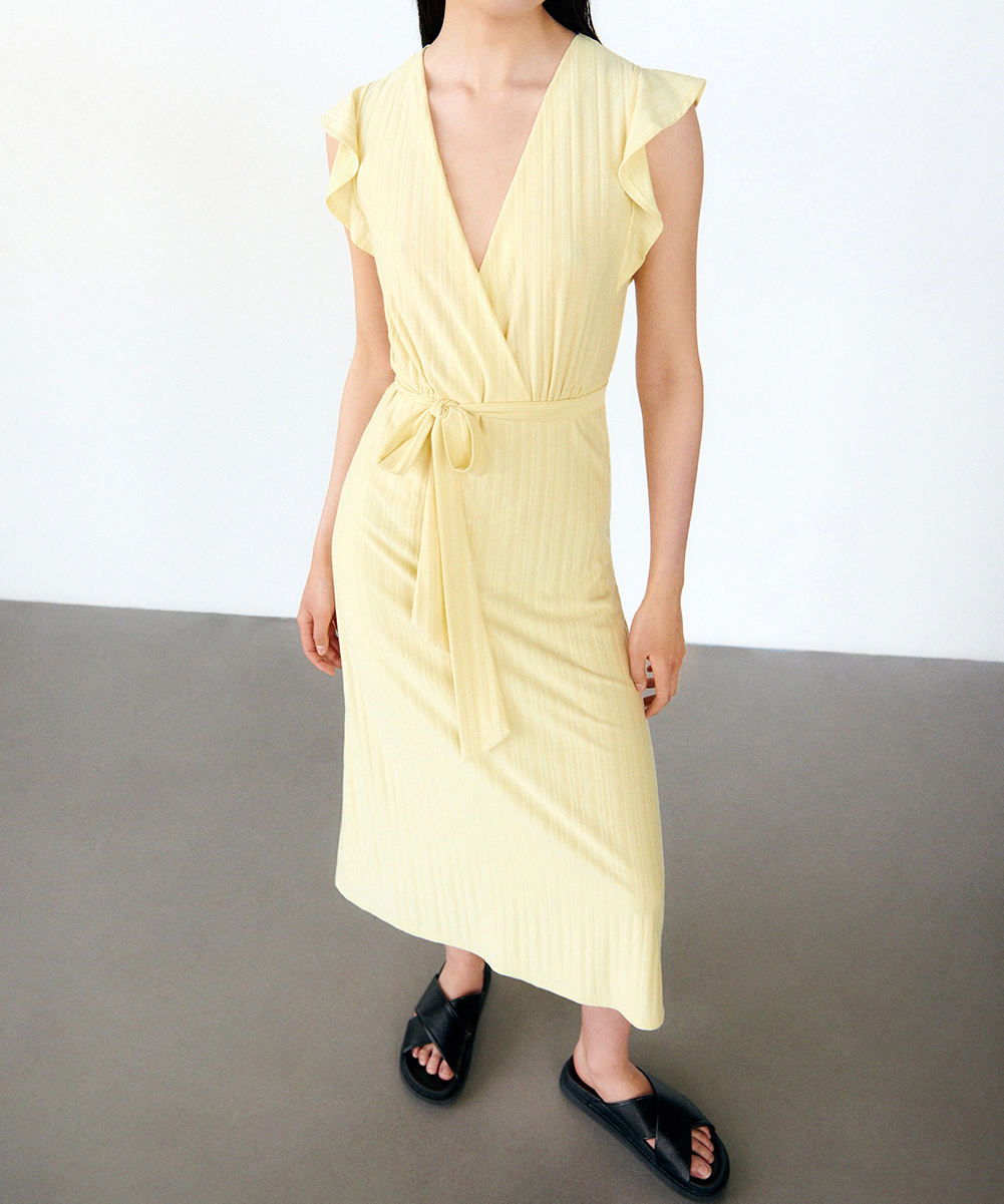 Rochie medie Reserved, galben