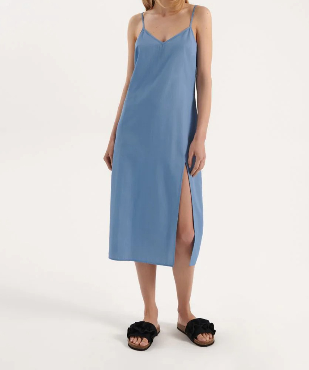 Rochie medie House Brand, albastru, L