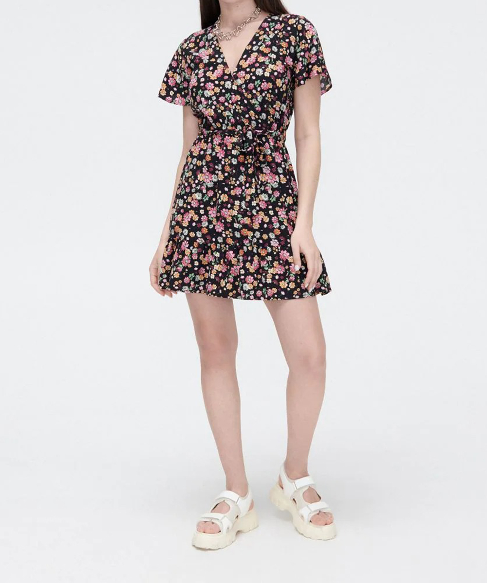 Rochie scurta CROPP, negru, XS